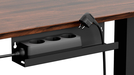 Biurko gamingowe regulowane elektrycznie Control+ 120 Drewno (LV0861) - LVN SYSTEM