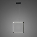 Lampa wisząca Ledowe Kwadraty No. 1 X Φ40 in 3k czarna ściemnialna Altavola Design (LA079/X_40_in_3k_black_dimm) - ALTAVOLA DESIGN