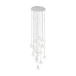 Lampa wisząca MONTEFIO 2 chrom (39547) - EGLO