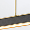 Ekskluzywna lampa ledowa Valise skóra smokingowa (QN-VALISE-LP80-VBS-TL) - Quintiesse