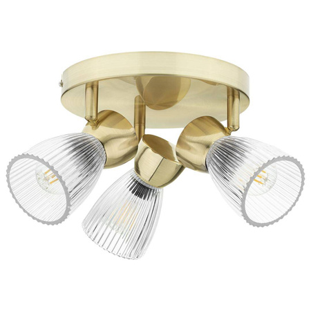 Lampa sufitowa BEST GOLD (round) (ML9977) - Milagro