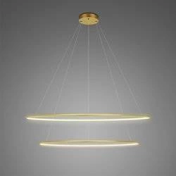 Lampa Ledowe Okręgi No. 2 Φ100 cm in 4k złota ściemnialna Altavola Design (LA074/P_100_in_4k_gold_dimm) - ALTAVOLA DESIGN