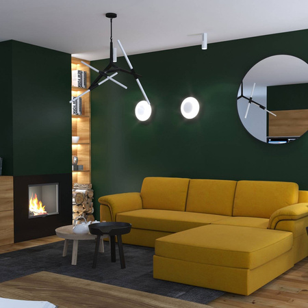 Lampa wisząca STICKS-6 (ST-1001-6 black) - Step into Design