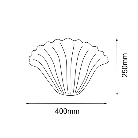 Kinkiet Bacelo - Mosiądz polerowany-złoty (250 mm) (8160) - Amplex