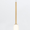 Lampa wisząca Cumberland - 1 źródło światła - Szczotkowane złoto (QN-CUMBERLAND-1P-BG) - Quintiesse