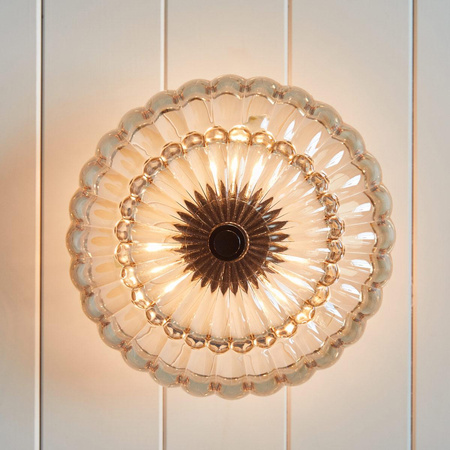 Półplafon Whitecap - 3 źródła światła - Kakaowy brąz (QZ-WHITECAP-SF-S) - Elstead Lighting