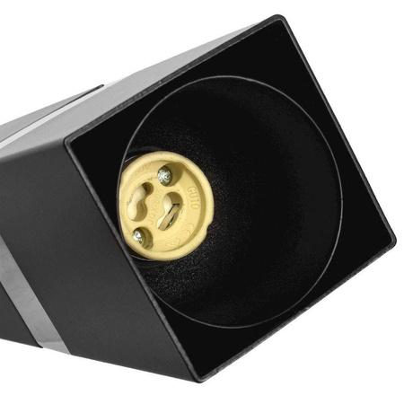 Lampa sufitowa VIDAR BLACK/CHROME 3xGU10 (MLP6286) - Milagro