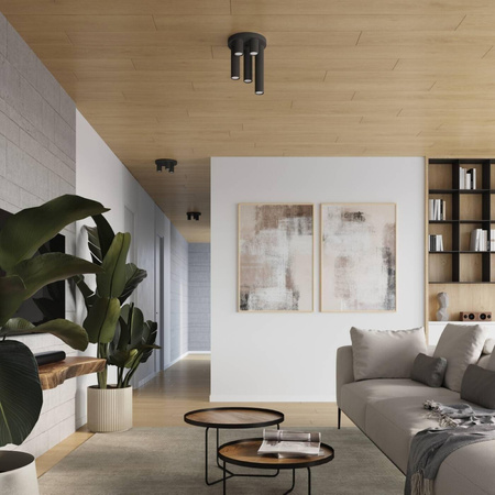 Plafon LAGOS 5P czarny (SL.1467) - Sollux Lighting