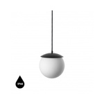 KUUL G czarna sufitowa lampa wisząca z podwyższoną szczelnością IP44 (KLG122PS0) - Ummo