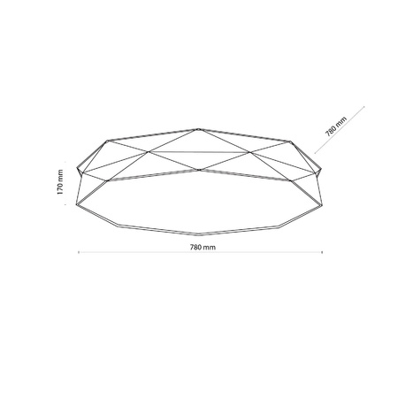 Plafon KANTOOR NATURE Ø78 (6196) - TK Lighting