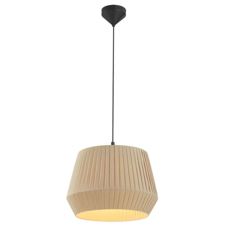 Lampa wisząca z bawełnianym abażurem DICTE Nordlux E27 60W Tekstylia Beżowy