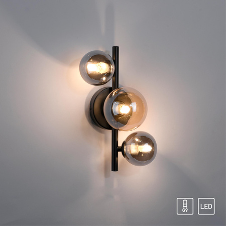 LAMPA WISZĄCA POPSICLE SMOKY/BURSZTYN (9583-18) - Paul Neuhaus