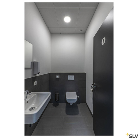 SENSER 24 DL, wewnętrzna oprawa sufitowa wpuszczana LED, okrągła, biała, 4000 K (1004696) - SLV