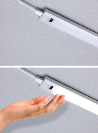 Zestaw opraw podszafkowych SET LINE DIM PIR 2x4W 2x350lm 350mm 3000K 230V/24V biały matowy / aluminium (PL98624) - PAULMANN