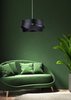 Lampa wisząca TORNADO 40 cm czarna (1114) - Zuma Line