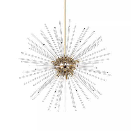 Lampa Wisząca URCHIN Złoto-przeźroczysta (P0491-09D-F7AC) - Zuma Line