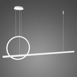 Lampa wisząca LINEA No.2 Φ40 cm biała 3k ściemnialna Altavola Design (LA087/PX143_40_3k_white_dimm) - ALTAVOLA DESIGN