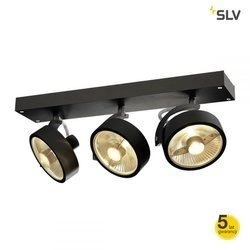 KALU 3 QPAR111, ścienna/sufitowa, czarna, max. 75W
