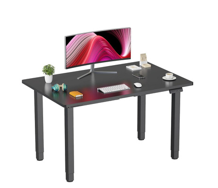 Regulowany elektrycznie stelaż do dużego biurka Control Flex Pro Czarny (LV1352) - LVN SYSTEM