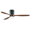 CEILING FAN BLACK CHERRY BLADES LED 15W (19144 Zambelis) - Zambelis