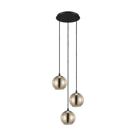 Lampa wisząca LEMORIETA czarna (39685) - EGLO