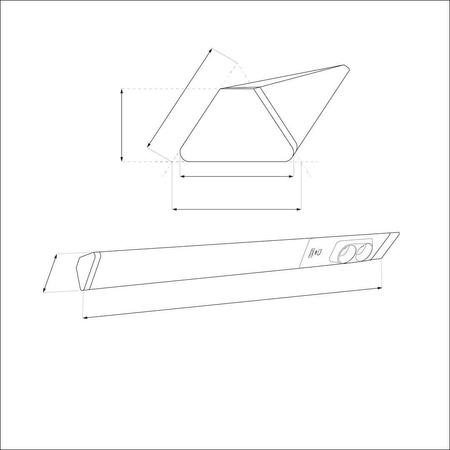 Lampa Podszafkowa Dual 18W 4000K USB-A/C + Gniazda 230V (EKB1444) - Eko-Light