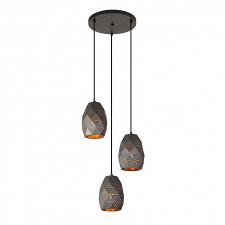 Lampa wisząca Harley (MDM-3480/3A GR+GD) - Italux