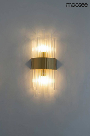 MOOSEE lampa ścienna PORTOFINO złota (MSE010400201) - Moosee