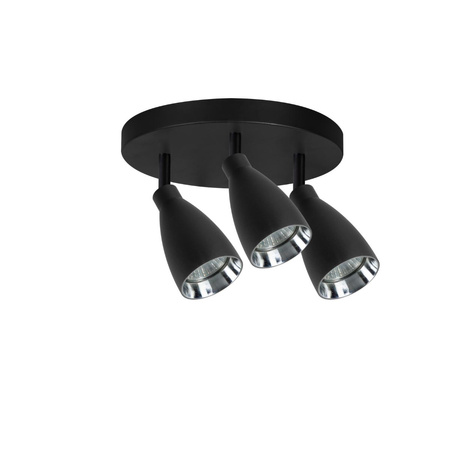 Campana 3 plafon czarny 3xGU10 (LP-3103/3C BK) - Light Prestige