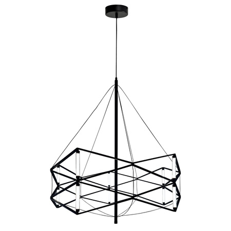 Geometryczna czarna lampa wisząca SPACE 60 cm (ST-9858 P/S black) - Step into Design