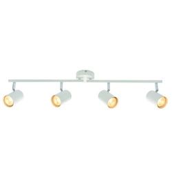 Lampa sufitowa Arezzo 4lt bar white 7W (73686) - Saxby