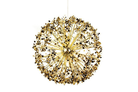 Efektowna biżuteryjna lampa wisząca MONETE 50 złota (MSE1501100579) - Moosee