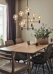 PARIS Wisząca 10L Ciemny Mosiądz