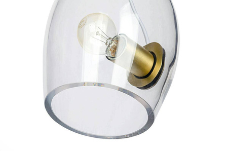 Lampa wisząca VICE mosiądz (MD10961-1S.BRASS) - King Home