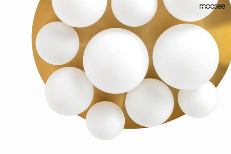 Złota lampa wisząca kule BACARDI (MSE1501100439) - Moosee