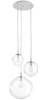 Lampa wisząca AVIA 3 chrom (10414309) KASPA
