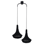 Lampa wisząca Mahaka 2 - Czarna (500 mm)   (5173) - Shilo