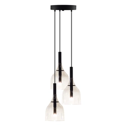 Lampa wisząca Botor O 3 - Czarna (200 mm)   (5097) - Shilo