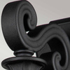 Kinkiet zewnętrzny Bayview (BAYVIEW-2L-BK) - Elstead Lighting