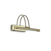 Kinkiet BOW AP36 Brązowy (121338) - Ideal Lux