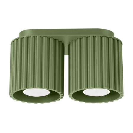 Plafon AURA 2 zielony oliwkowy GU10 (SL.1795) - Sollux Lighting