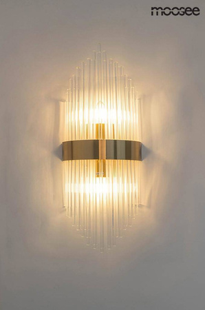 MOOSEE lampa ścienna FLORENS M złota (MSE010400194) - Moosee