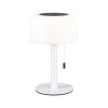 Lampka stołowa solarna BARTJA LED 3-STEP DIM USB-C 1.6W 160lm 2700K IP44 biały / tworzywo sztuczne (PL94606) - PAULMANN