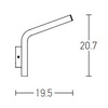 OUTDOOR WALL LIGHT LED 10W GRAPHITE (E205 Zambelis) - Zambelis