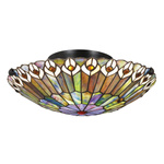 Plafon Watkins - 2 źródła światła - Valiant brąz (QZ-WATKINS-F-VB) - Elstead Lighting