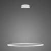 Lampa wisząca Ledowe Okręgi No.1 Φ80 cm in 3k biała ściemnialna Altavola Design (LA073/P_80_in_3k_white_dimm) - ALTAVOLA DESIGN