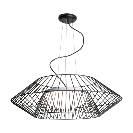 PENDANT 3L GALSS STEEL BLACK (1545 Zambelis) - Zambelis