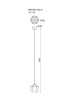 COLORE LAMPA WISZĄCA (MD3350-1BL/C) - Zuma Line