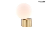 Lampa stołowa PARLA - Złoty podstawa, Biały klosz (MSE010300141) - MOOSEE