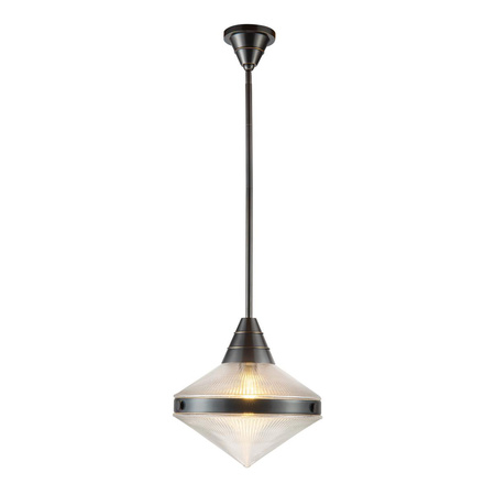 Lampa wisząca Willard - 1 źródło światła - Miejski brąz (QN-WILLARD-P-UBZ-PG) - Quintiesse